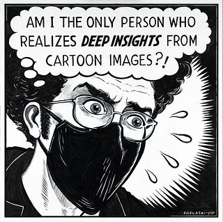 PETER POPLASKI, Deep Insights from the Cartoon Images [BUY NOW: SOLD]