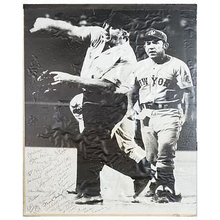 Yogi Berra and Tom Gorman Ejection Poster