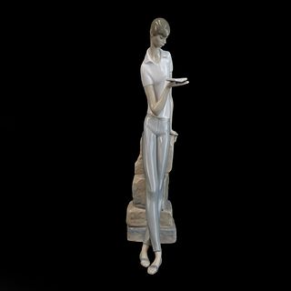 Lladro "Boy Student" Porcelain Figurine