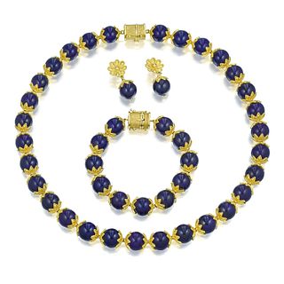 Gikas Vintage Lapis Lazuli Set