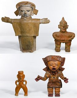 Pre-Columbian Style Clay Figurine Assortment