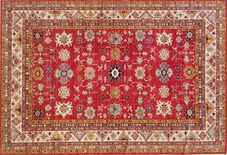 Hand Woven Wool Shirvan Kazak Carpet