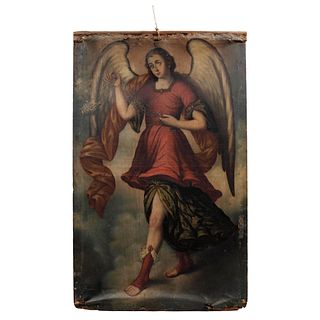 Pair of Archangels, Mexico, 18th century, Oil on canvas.