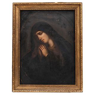Our Lady of Solitude, Mexico, 18th century, Oil on copper sheet