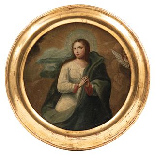 Immaculate Conception, Mexico, 19th century, Oil on wood