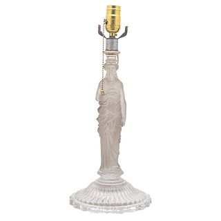 Cariatide Lamp, France, 19th century, BACCARAT crystal