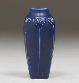 Rookwood #2142 Matte Blue Vase 1925