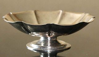 Joel Hewes - Titusville, PA Hammered Silver Compote