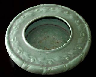 Teco Pottery Matte Green Bowl c1910