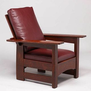Limbert Flared Arm Morris Chair c1910