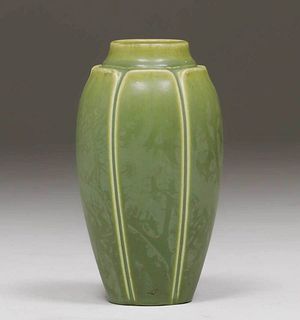 Rookwood #2328 Matte Green Vase 1921