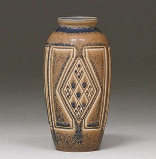 Rookwood #2415 Speckled Brown Vase 1925