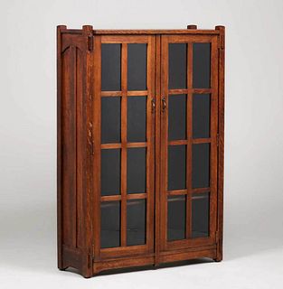 Stickley Brothers Two-Door Bookcase 1910