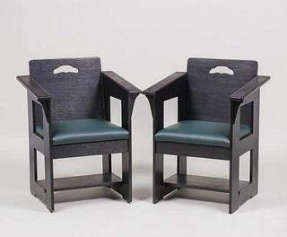 Pair Limbert Cafe Chairs c1910