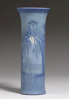 Large Newcomb College Anna Frances Simpson Scenic Vase