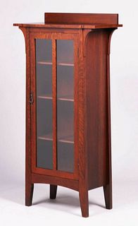 Early Limbert Narrow One-Door Bookcase c1902-1905