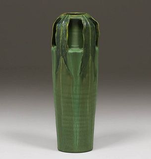 Contemporary Ephraim Faience Five-Handle Vase