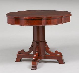 American Antique Walnut Side Table c1880s