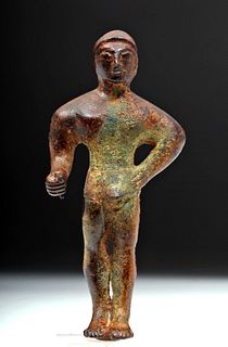 Etruscan Bronze Kouros - Homage to Male Youth