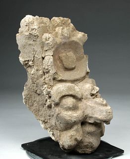 Huge Maya Guatemalan Stucco Head