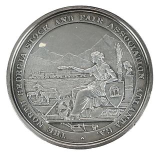 North Georgia Agricultural Coin Silver Medal with Box 