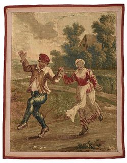 18th Century Wool Tapestry Panel
