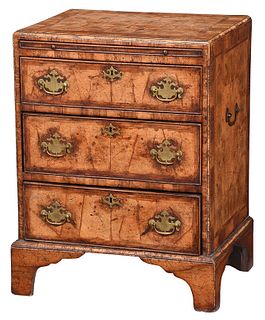 George I Style Oyster Veneered Bachelor's Chest