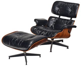 Eames Herman Miller Rosewood Chair and Ottoman
