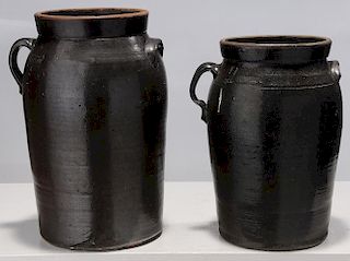 Two Pieces Brown's Pottery