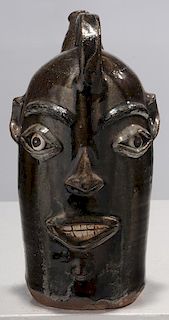 Billy Henson Pottery Face Jug