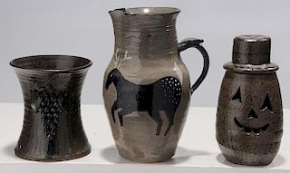 Three Pieces Southern Pottery