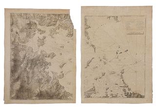 Des Barres - Chart of Boston Harbor, 1775