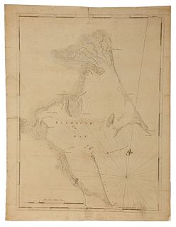 Des Barres - Map of Plymouth Bay