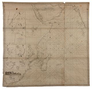 Moore - Chart of the Indian Ocean, 1785