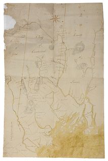Manuscript Map of Maine