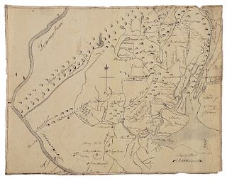 Manuscript Map of New Jersey and New York