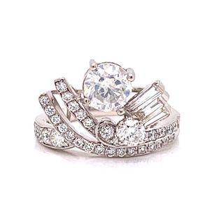 ORIANNE Platinum Diamond Ring