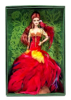 A Gold Label Scarlet Macaw Barbie