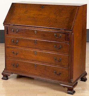 Pennsylvania Chippendale walnut slant front desk, ca. 1770, 41 3/4'' h., 40'' w.