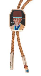 Calvin Deston
(Dine, 21st Century)
Award Winning Mosaic Inlay Bolo Tie Lot is located and will ship from Denver, Colorado
