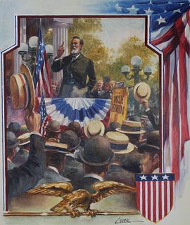 Dennis Lyall (B. 1946) 1888 Presidential Campaign