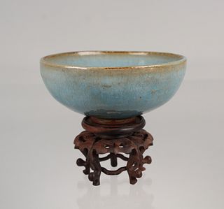 Chun-Yuan Dynasty,Chinese Glazed Pottery Bowl