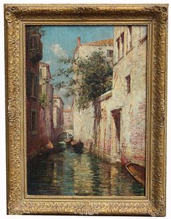 Arthur Haddon (1864 - 1941) Venice Italy Painting