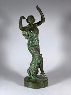 Louis Armand Bardery Bronze Figure Muse of Dance