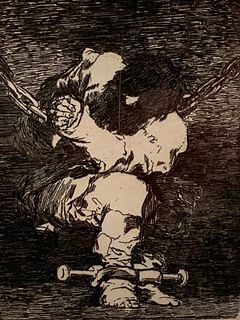 Francisco Jose de Goya Y Lucientes, Etching, Little Prisoner