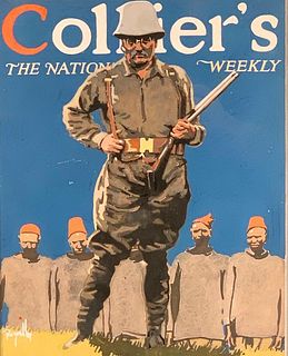 Roy Miller Gouache, Collier's the National Weekly, Theodore Roosevelt in Africa