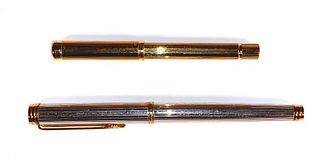 Two Waterman Gold Pens, 18k Gold