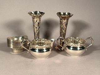 Sixteen Webster Co. Sterling Silver Nut Dishes
