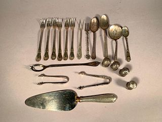 Assorted Sterling and Plated Silver Lot