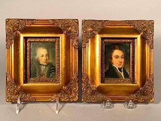 Pair of Decorative Portraits